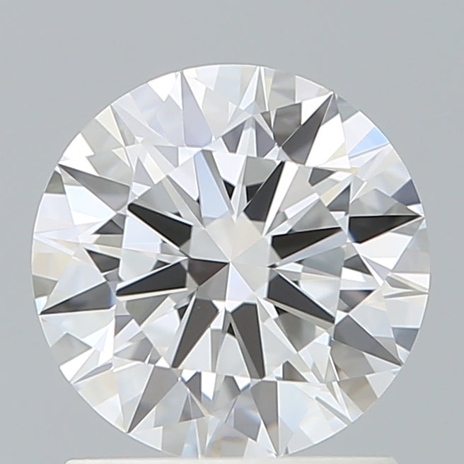 1.29 Carat Round Shaped, Ideal Cut, D Color, VVS2 Clarity, IGI Certified Lab Grown Diamond