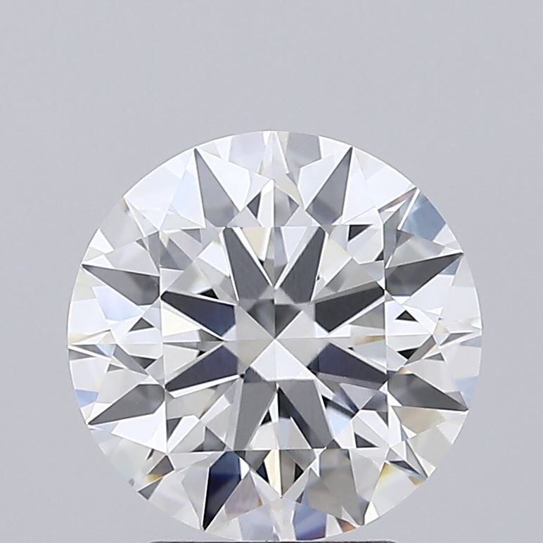 2.85 Carat Round Shaped, Ideal Cut, F Color, VVS1 Clarity, IGI Certified Lab Grown Diamond