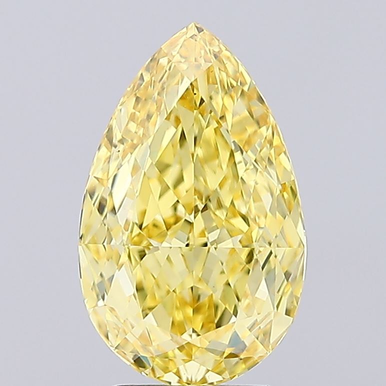 3.30 Carat Pear Shaped, Ideal Cut, VS1 Clarity, IGI Certified Lab Grown Diamond
