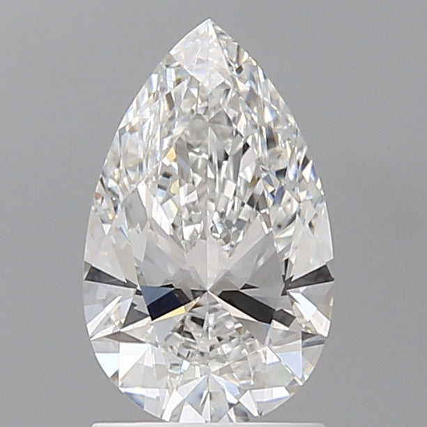 1.52 Carat Pear Shaped, Ideal Cut, E Color, VVS2 Clarity, IGI Certified Lab Grown Diamond
