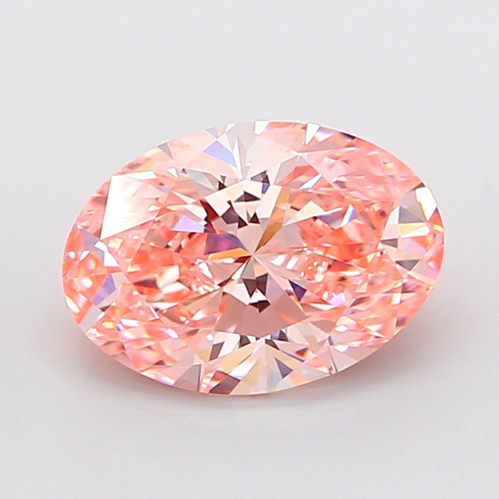 4.02 Carat Oval Shaped, Ideal Cut, VVS2 Clarity, IGI Certified Lab Grown Diamond