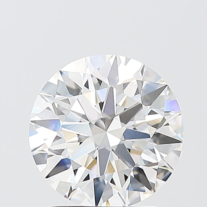 2.06 Carat Round Shaped, Ideal Cut, E Color, VVS2 Clarity, IGI Certified Lab Grown Diamond