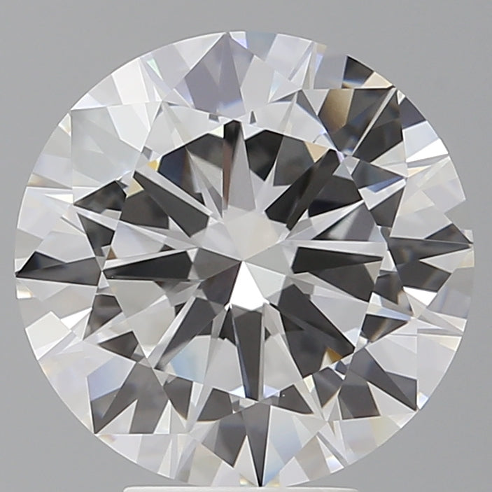 5.53 Carat Round Shaped, Excellent Cut, E Color, VVS2 Clarity, IGI Certified Lab Grown Diamond