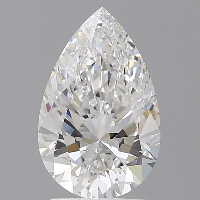2.53 Carat Pear Shaped, Ideal Cut, D Color, VVS2 Clarity, IGI Certified Lab Grown Diamond