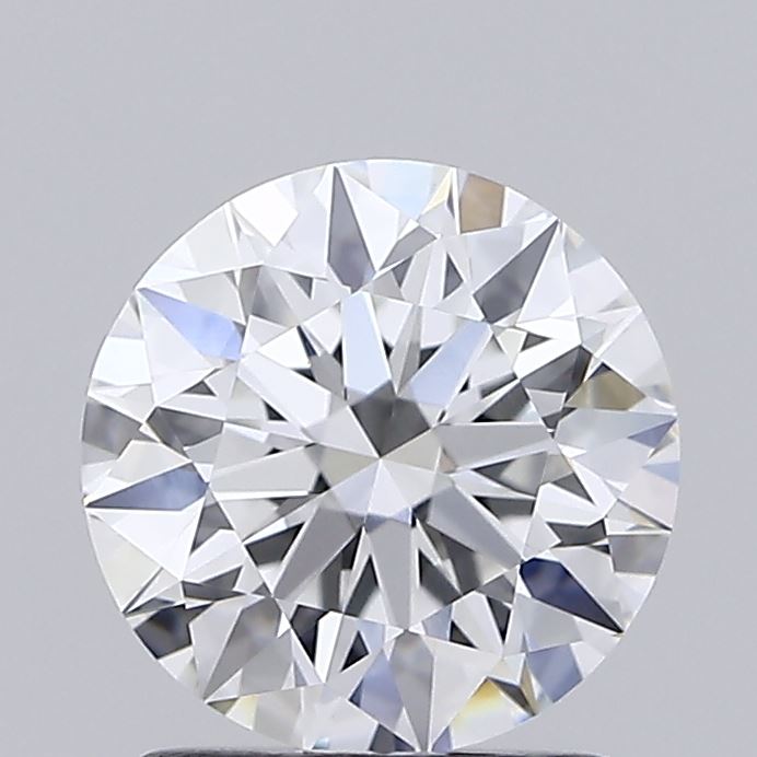 1.53 Carat Round Shaped, Ideal Cut, D Color, VVS2 Clarity, IGI Certified Lab Grown Diamond