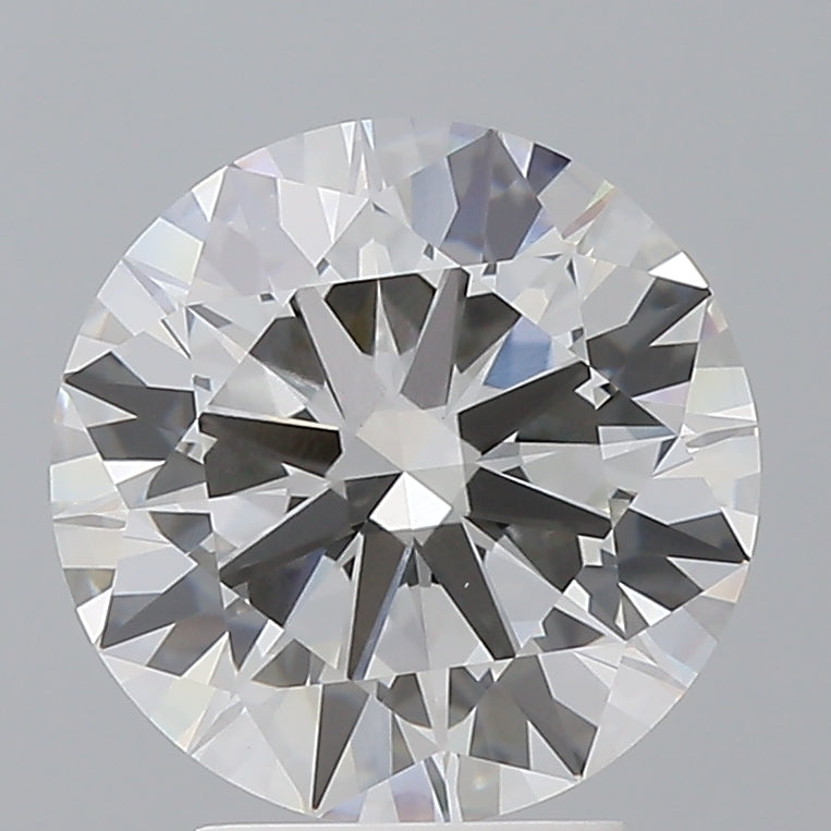 3.54 Carat Round Shaped, Ideal Cut, F Color, VS1 Clarity, IGI Certified Lab Grown Diamond