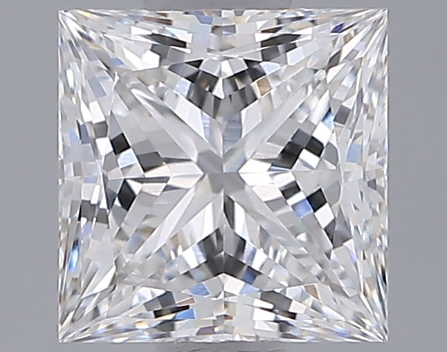 1.05 Carat Princess Shaped, Ideal Cut, E Color, VVS2 Clarity, IGI Certified Lab Grown Diamond