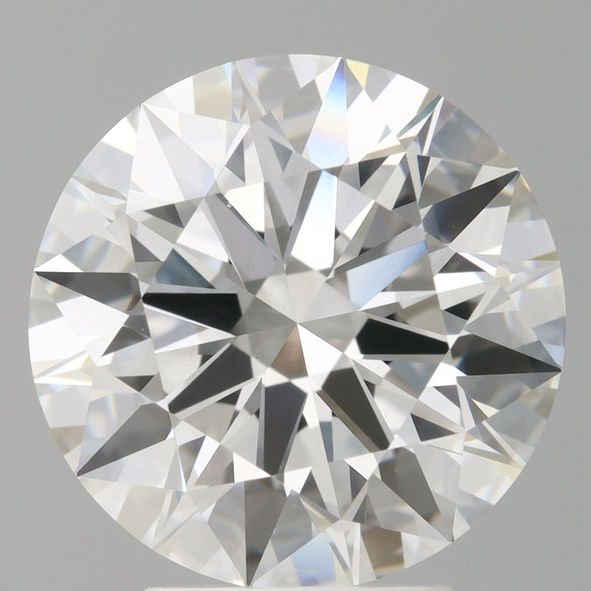4.10 Carat Round Shaped, Ideal Cut, E Color, VVS2 Clarity, IGI Certified Lab Grown Diamond