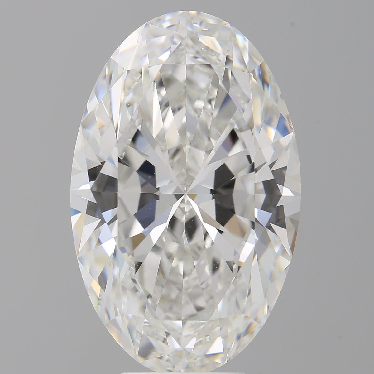 8.03 Carat Oval Shaped, Ideal Cut, F Color, VVS2 Clarity, IGI Certified Lab Grown Diamond