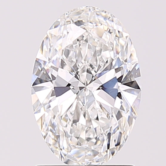 1.55 Carat Oval Shaped, Ideal Cut, E Color, VS1 Clarity, IGI Certified Lab Grown Diamond