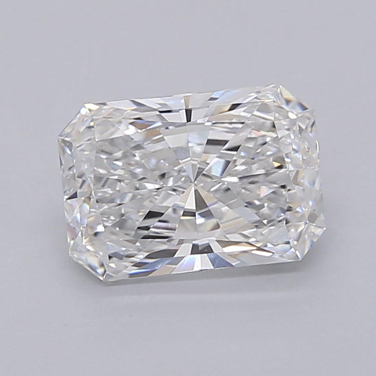 2.05 Carat Radiant Shaped, Excellent Cut, E Color, VVS2 Clarity, IGI Certified Lab Grown Diamond