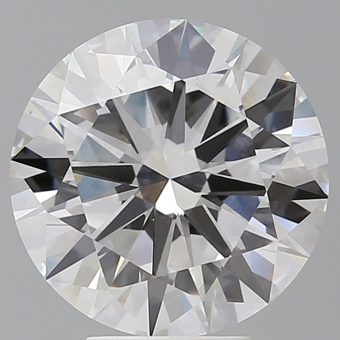 5.52 Carat Round Shaped, Excellent Cut, E Color, VVS2 Clarity, IGI Certified Lab Grown Diamond