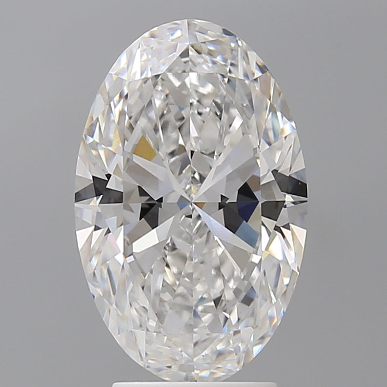 3.57 Carat Oval Shaped, Ideal Cut, E Color, VVS2 Clarity, IGI Certified Lab Grown Diamond
