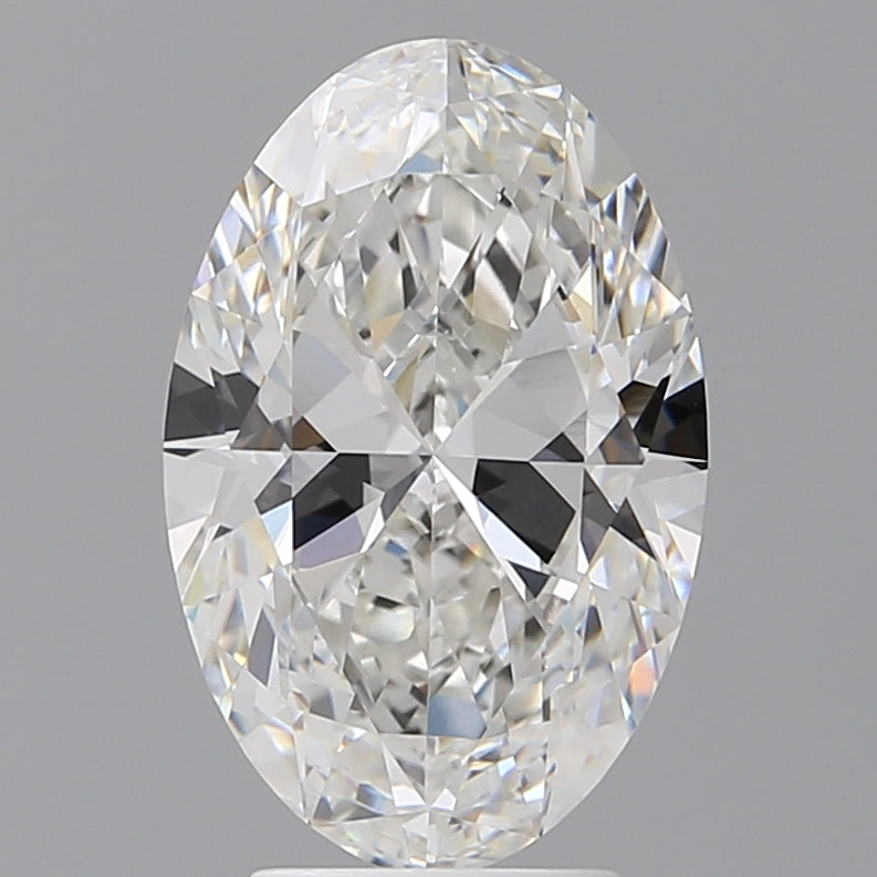 4.03 Carat Oval Shaped, Ideal Cut, F Color, VVS2 Clarity, IGI Certified Lab Grown Diamond