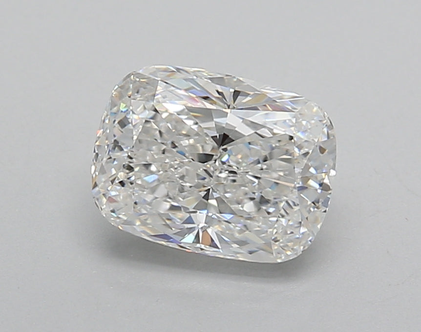 1.51 Carat Elongated Cushion Shaped, Very Good Cut, E Color, VVS2 Clarity, IGI Certified Lab Grown Diamond
