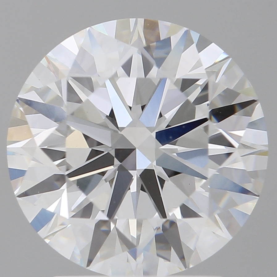 2.97 Carat Round Shaped, Excellent Cut, E Color, VVS2 Clarity, IGI Certified Lab Grown Diamond
