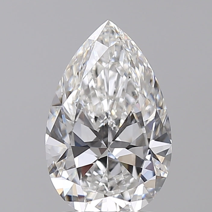 2.00 Carat Pear Shaped, Ideal Cut, E Color, VVS1 Clarity, IGI Certified Lab Grown Diamond