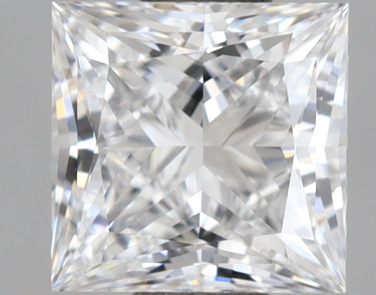 1.03 Carat Princess Shaped, Ideal Cut, D Color, VVS1 Clarity, IGI Certified Lab Grown Diamond