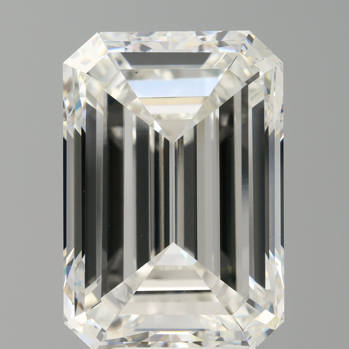 8.50 Carat Emerald Shaped, Ideal Cut, F Color, VVS2 Clarity, IGI Certified Lab Grown Diamond