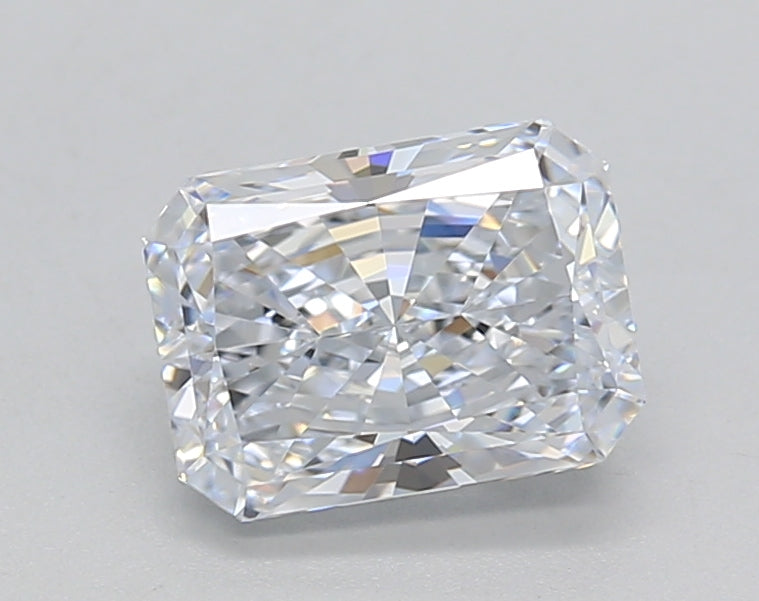 1.24 Carat Radiant Shaped, Ideal Cut, F Color, IF Clarity, IGI Certified Lab Grown Diamond
