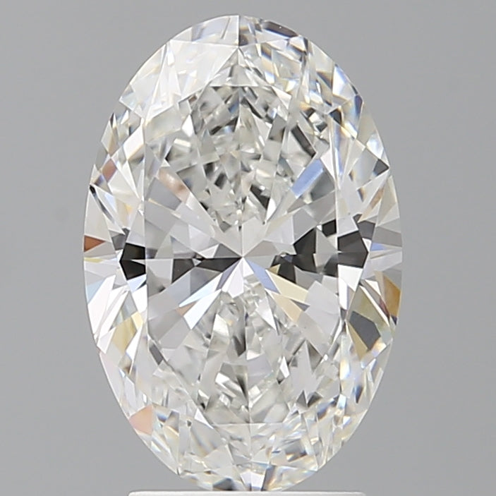 3.07 Carat Oval Shaped, Ideal Cut, F Color, VVS2 Clarity, IGI Certified Lab Grown Diamond