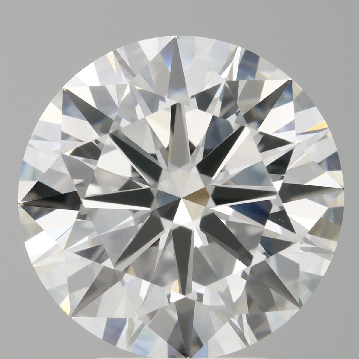 5.09 Carat Round Shaped, Excellent Cut, E Color, VVS2 Clarity, IGI Certified Lab Grown Diamond