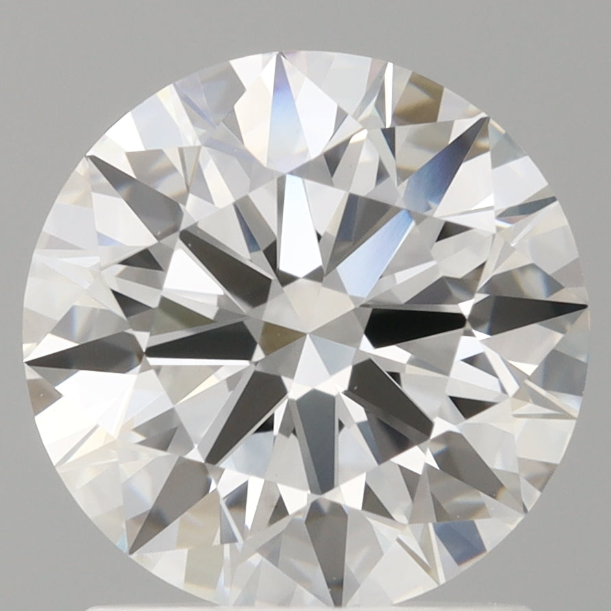 1.59 Carat Round Shaped, Ideal Cut, D Color, VVS2 Clarity, IGI Certified Lab Grown Diamond