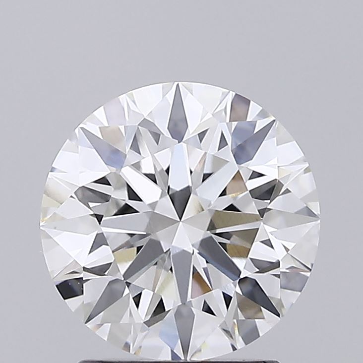 2.10 Carat Round Shaped, Ideal Cut, E Color, VVS2 Clarity, IGI Certified Lab Grown Diamond