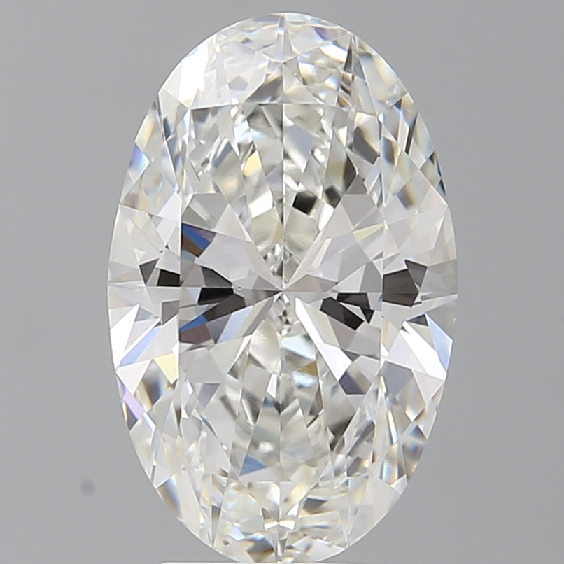 4.09 Carat Oval Shaped, Ideal Cut, F Color, VS1 Clarity, IGI Certified Lab Grown Diamond