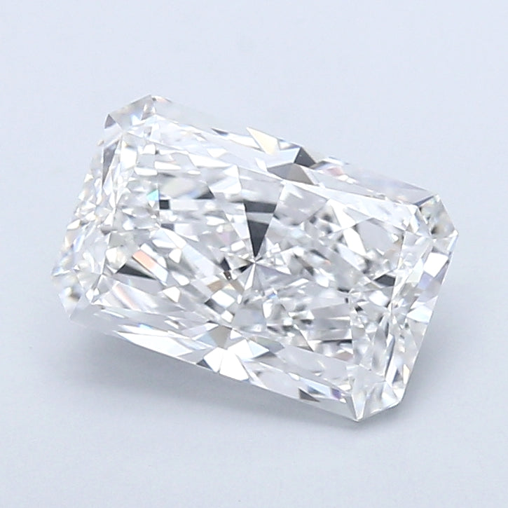 6.50 Carat Radiant Shaped, Very Good Cut, E Color, VVS2 Clarity, IGI Certified Lab Grown Diamond