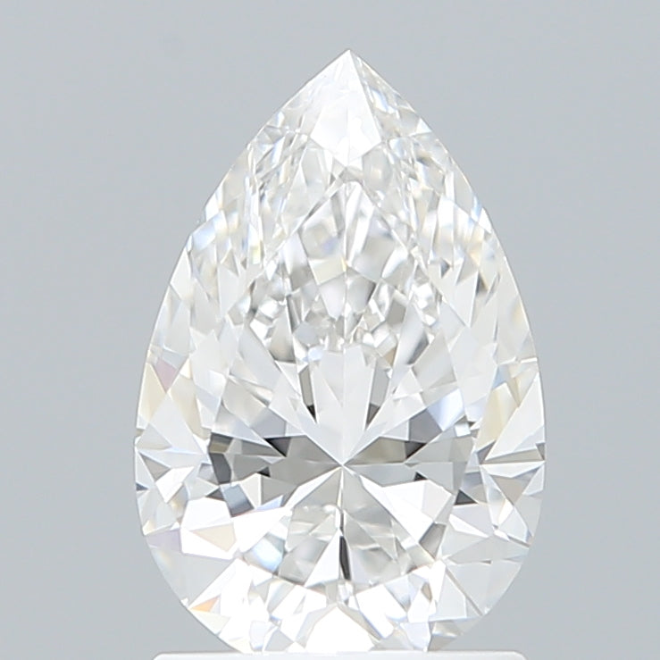 1.53 Carat Pear Shaped, Excellent Cut, E Color, VVS2 Clarity, IGI Certified Lab Grown Diamond