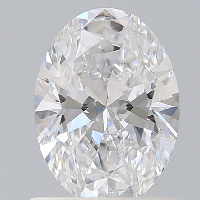 0.92 Carat Oval Shaped, Ideal Cut, D Color, VS2 Clarity, IGI Certified Lab Grown Diamond