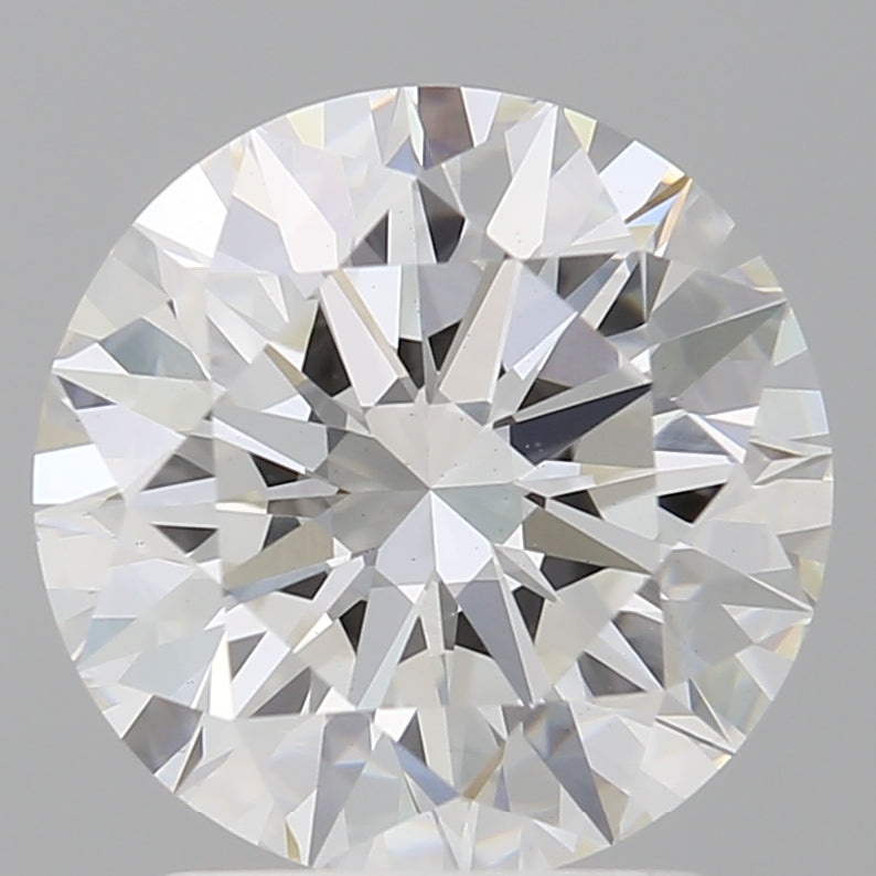2.51 Carat Round Shaped, Ideal Cut, F Color, VS1 Clarity, IGI Certified Lab Grown Diamond