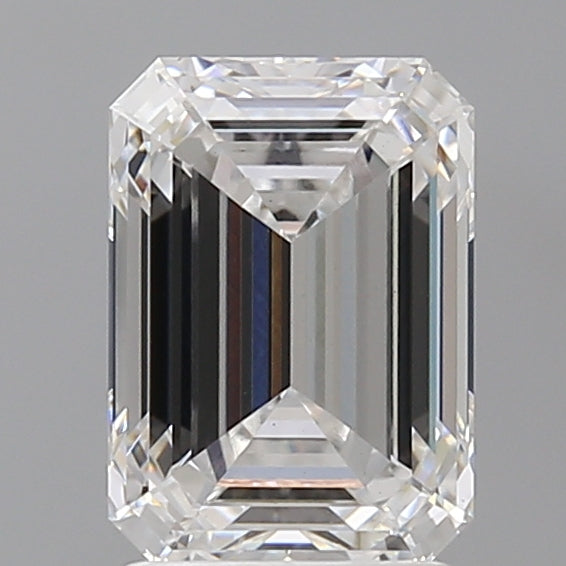 2.53 Carat Emerald Shaped, Ideal Cut, F Color, VVS2 Clarity, IGI Certified Lab Grown Diamond