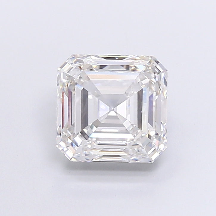 4.03 Carat Asscher Shaped, Very Good Cut, F Color, VVS2 Clarity, IGI Certified Lab Grown Diamond