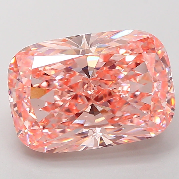 6.06 Carat Cushion Shaped, Very Good Cut, VVS2 Clarity, IGI Certified Lab Grown Diamond