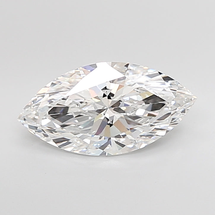 4.01 Carat Marquise Shaped, Ideal Cut, E Color, VVS2 Clarity, IGI Certified Lab Grown Diamond