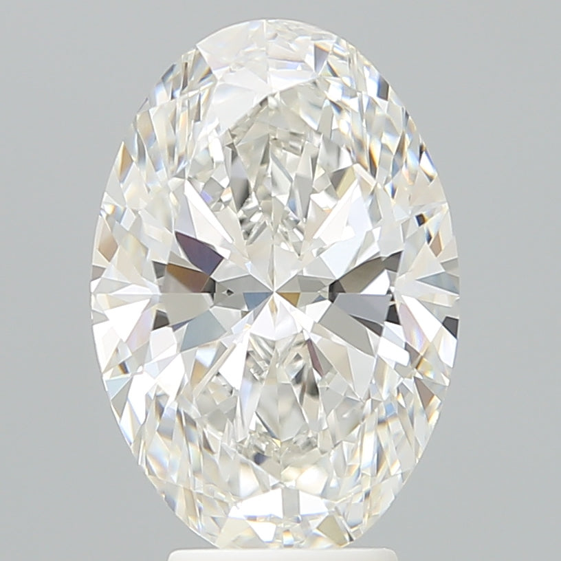 5.15 Carat Oval Shaped, Ideal Cut, F Color, VVS2 Clarity, IGI Certified Lab Grown Diamond
