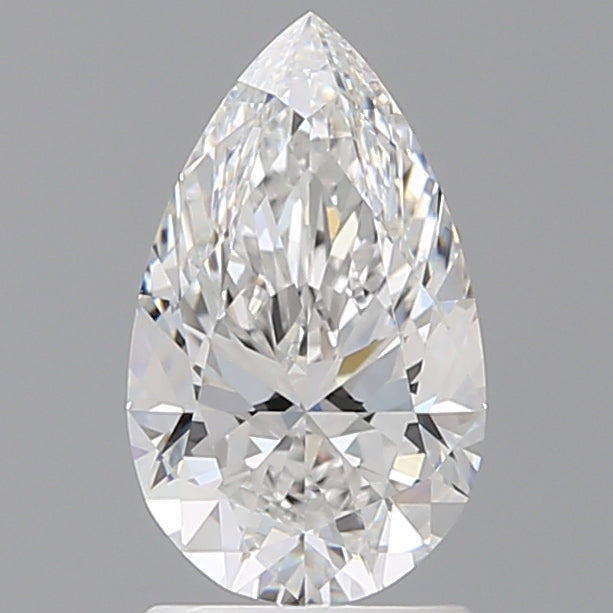 1.59 Carat Pear Shaped, Ideal Cut, E Color, VVS2 Clarity, IGI Certified Lab Grown Diamond