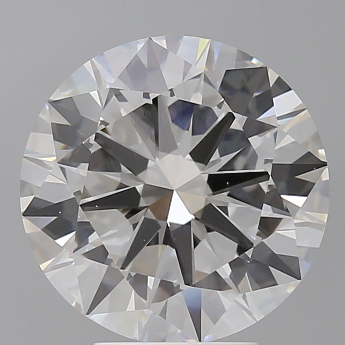 5.07 Carat Round Shaped, Excellent Cut, F Color, VS2 Clarity, IGI Certified Lab Grown Diamond