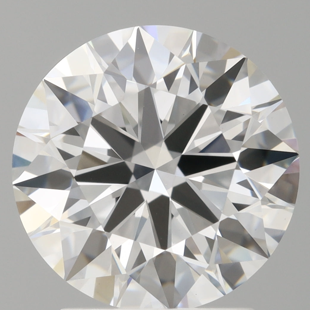 2.53 Carat Round Shaped, Ideal Cut, E Color, VVS2 Clarity, IGI Certified Lab Grown Diamond
