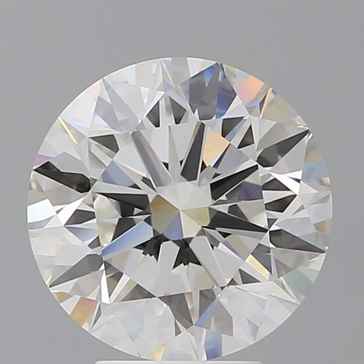 5.03 Carat Round Shaped, Excellent Cut, F Color, VVS2 Clarity, IGI Certified Lab Grown Diamond
