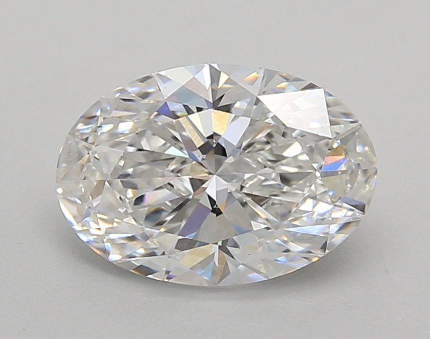 2.02 Carat Oval Shaped, Excellent Cut, E Color, VVS2 Clarity, IGI Certified Lab Grown Diamond