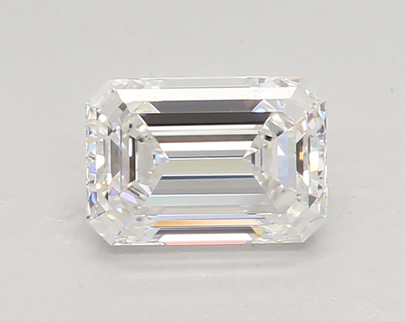 1.35 Carat Emerald Shaped, Ideal Cut, D Color, VS1 Clarity, IGI Certified Lab Grown Diamond