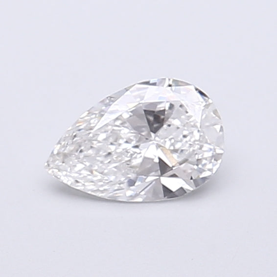 0.41 Carat Pear Shaped, Very Good Cut, D Color, VVS2 Clarity, IGI Certified Lab Grown Diamond