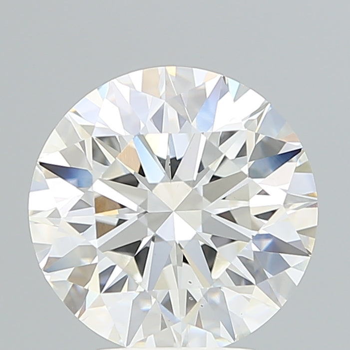 4.26 Carat Round Shaped, Excellent Cut, F Color, VS2 Clarity, IGI Certified Lab Grown Diamond