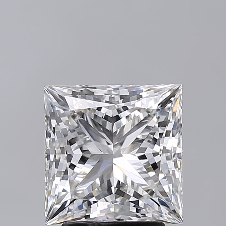 3.02 Carat Princess Shaped, Excellent Cut, F Color, VVS2 Clarity, IGI Certified Lab Grown Diamond
