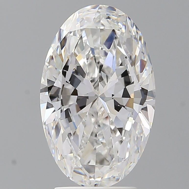 3.50 Carat Oval Shaped, Ideal Cut, E Color, VVS2 Clarity, IGI Certified Lab Grown Diamond