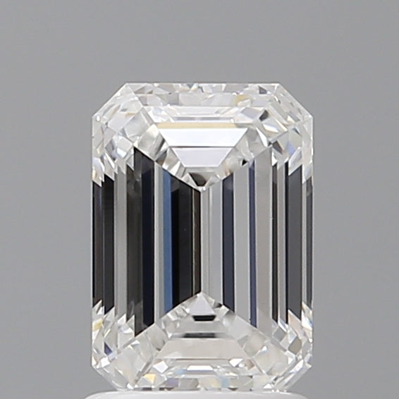 1.57 Carat Emerald Shaped, Ideal Cut, D Color, VVS2 Clarity, IGI Certified Lab Grown Diamond