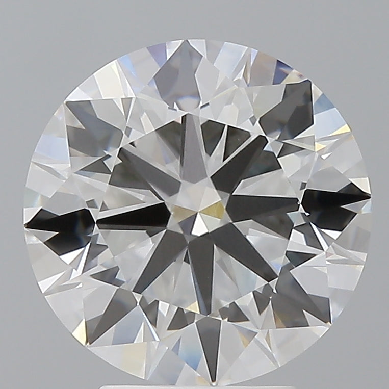 4.10 Carat Round Shaped, Ideal Cut, E Color, VVS2 Clarity, IGI Certified Lab Grown Diamond
